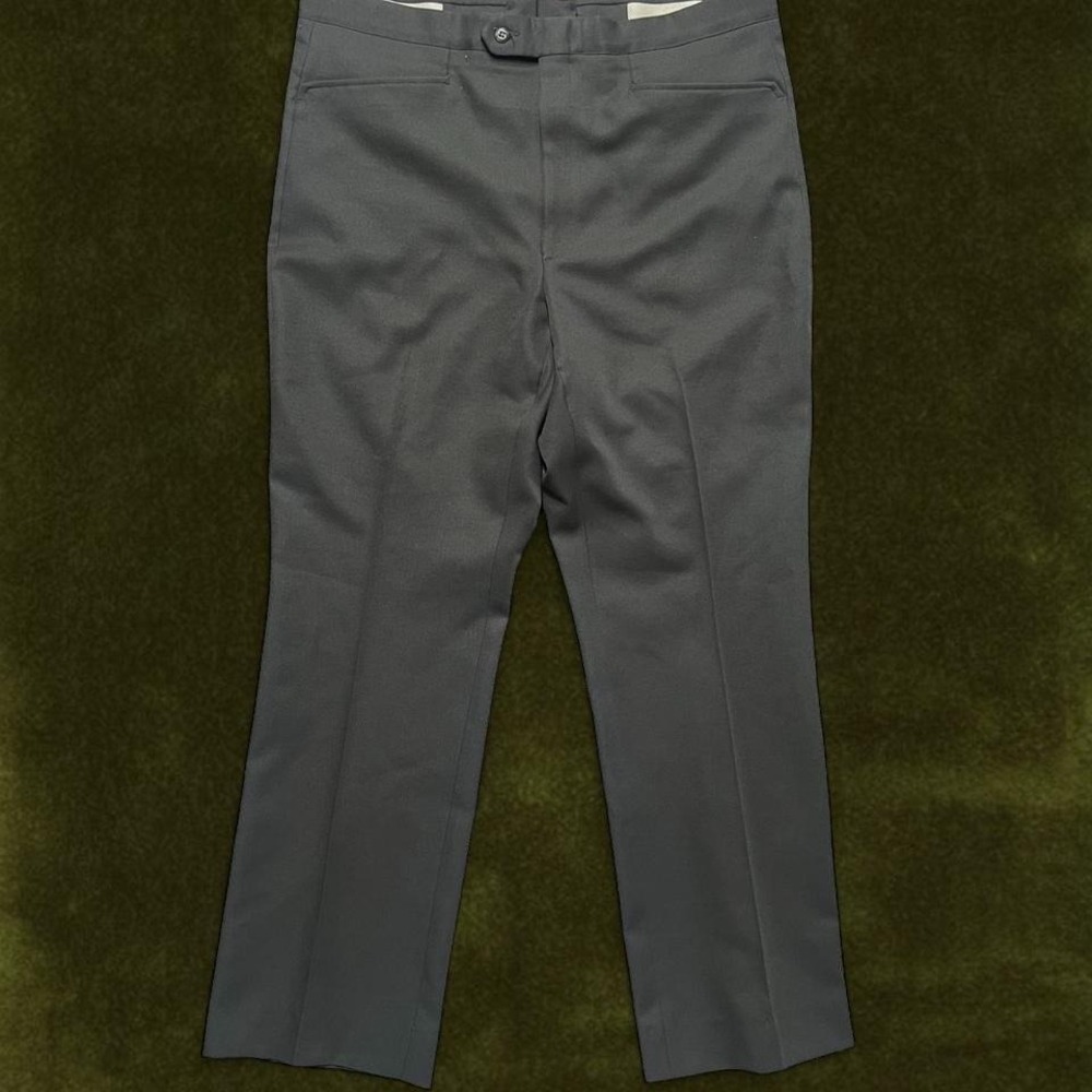 Vintage 70s Sansabelt Grey Dress Slacks - Modern Size XL (38x30)
